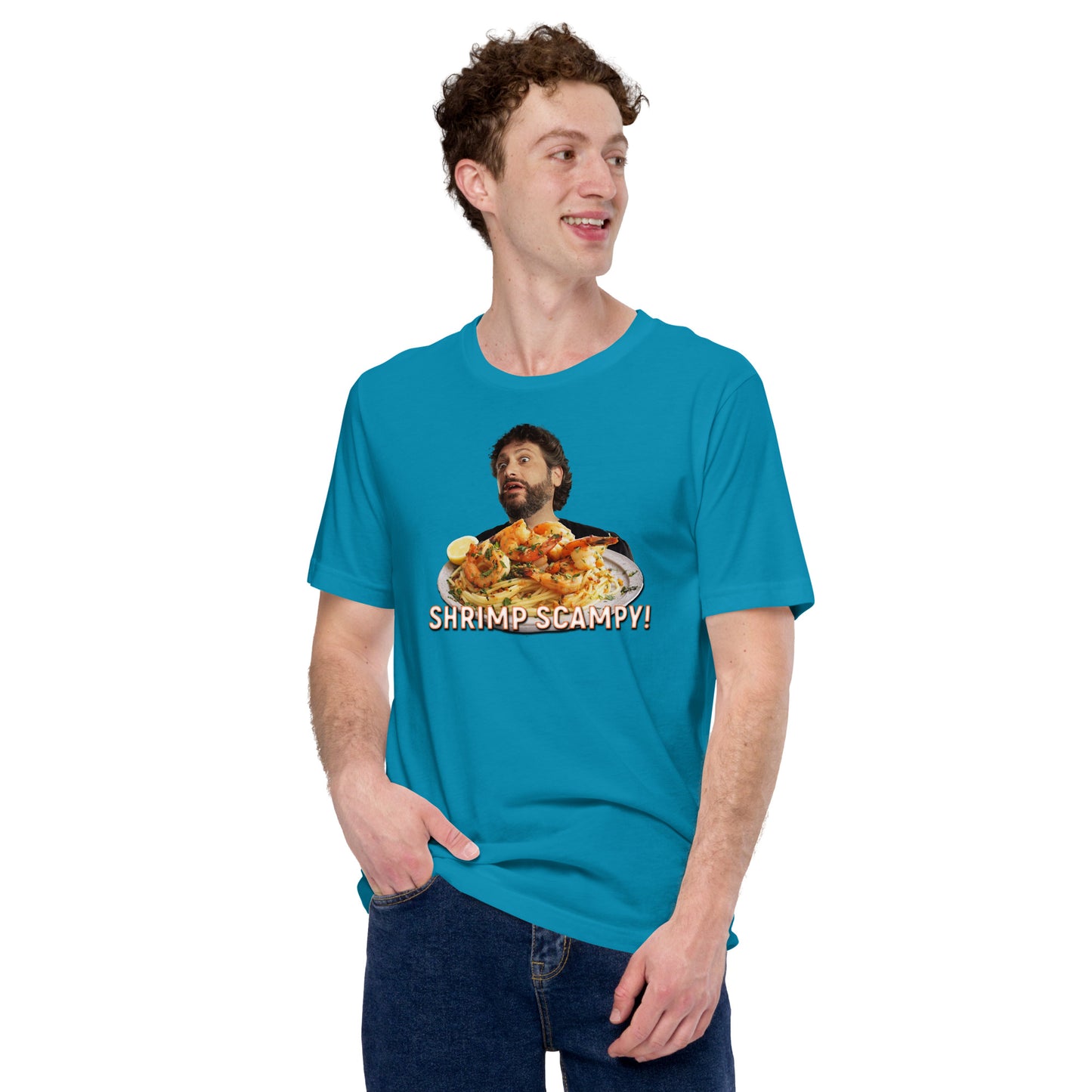 SHRIMP SCAMPY Unisex t-shirt