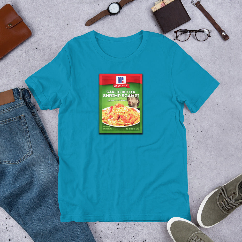 McBigdick Shrimp Scampi Unisex t-shirt