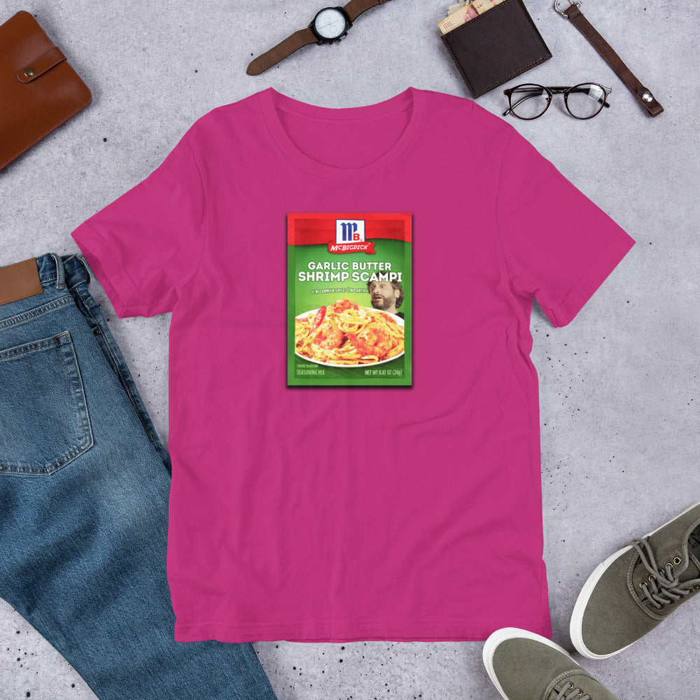 McBigdick Shrimp Scampi Unisex t-shirt