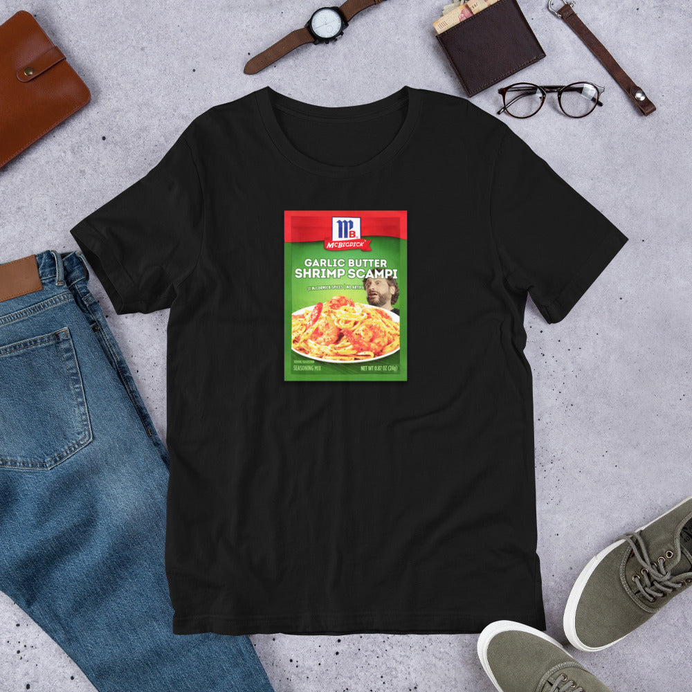 McBigdick Shrimp Scampi Unisex t-shirt