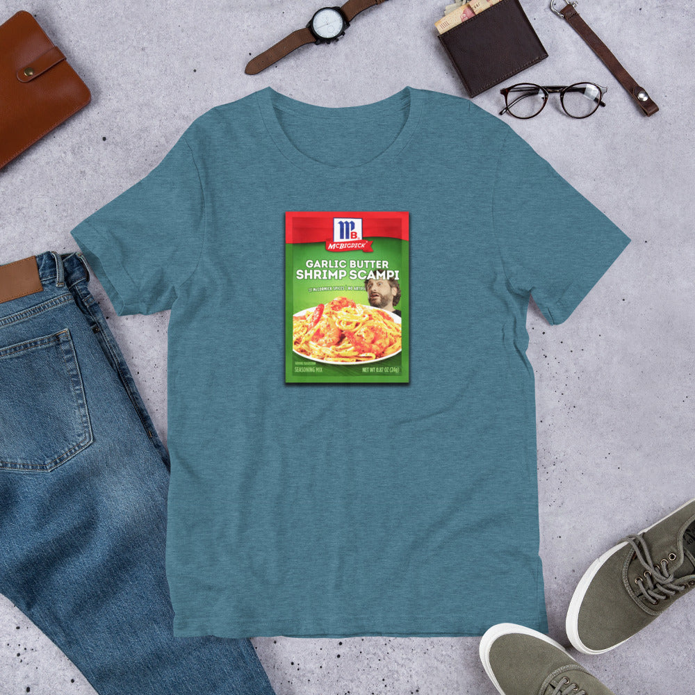 McBigdick Shrimp Scampi Unisex t-shirt