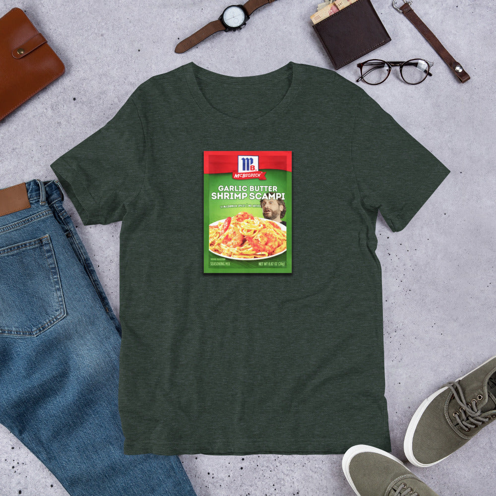 McBigdick Shrimp Scampi Unisex t-shirt