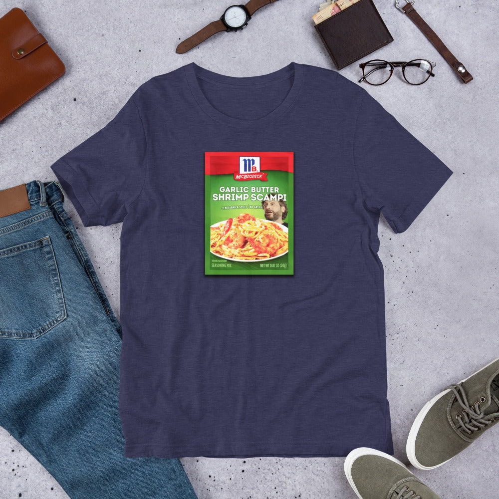 McBigdick Shrimp Scampi Unisex t-shirt