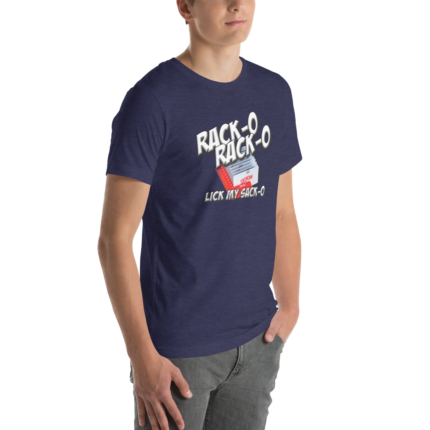 Rack-O Sack-O Unisex t-shirt