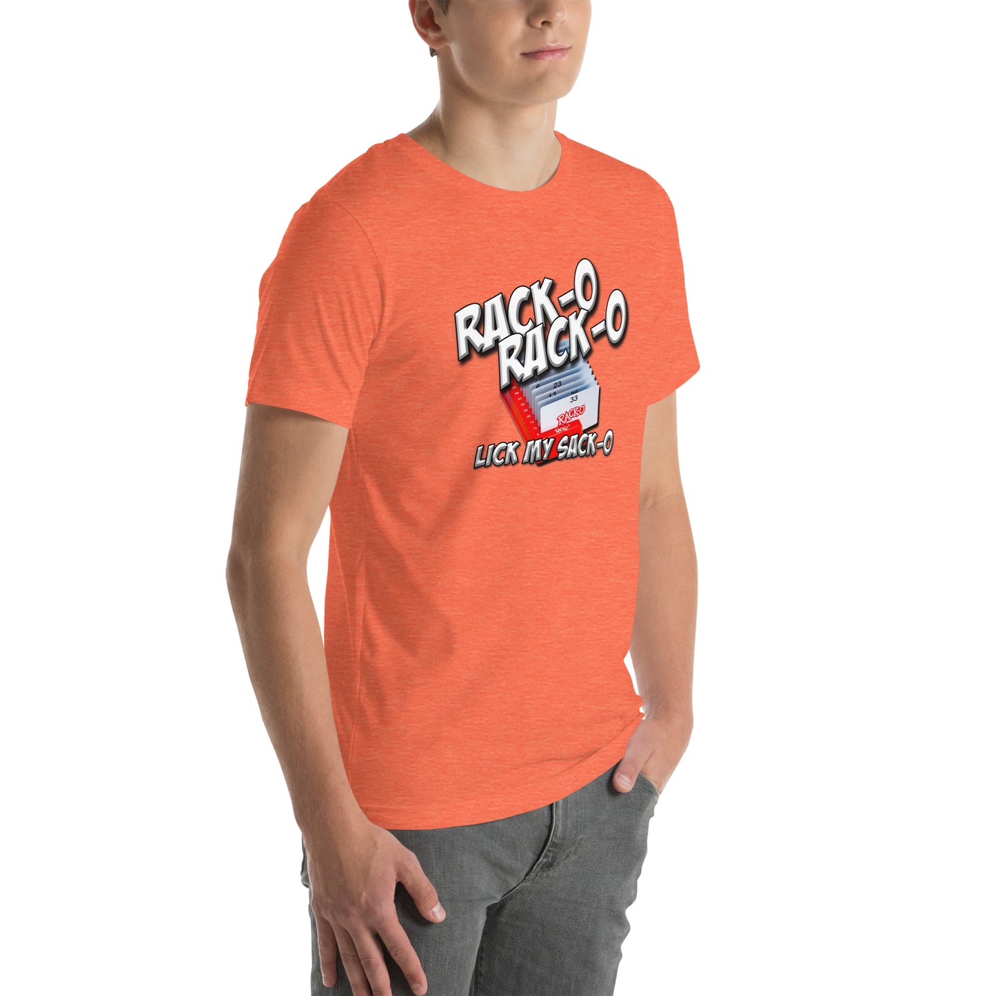 Rack-O Sack-O Unisex t-shirt
