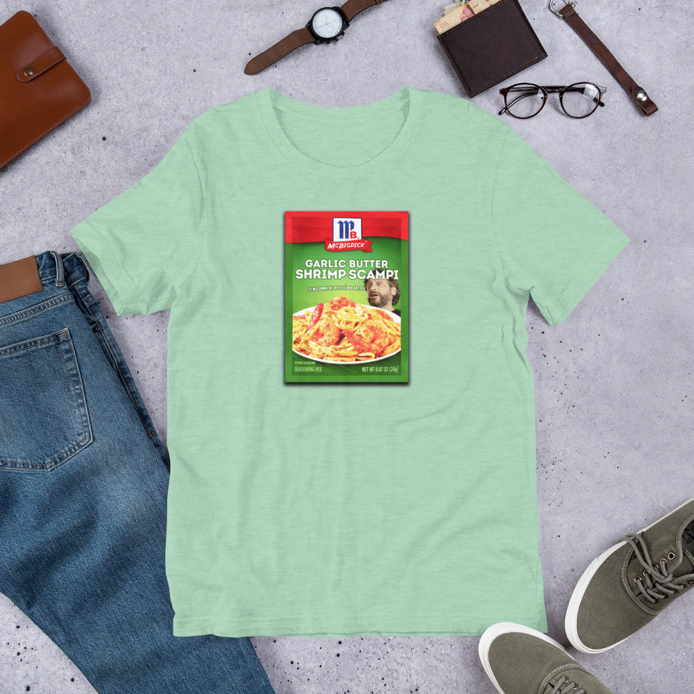 McBigdick Shrimp Scampi Unisex t-shirt