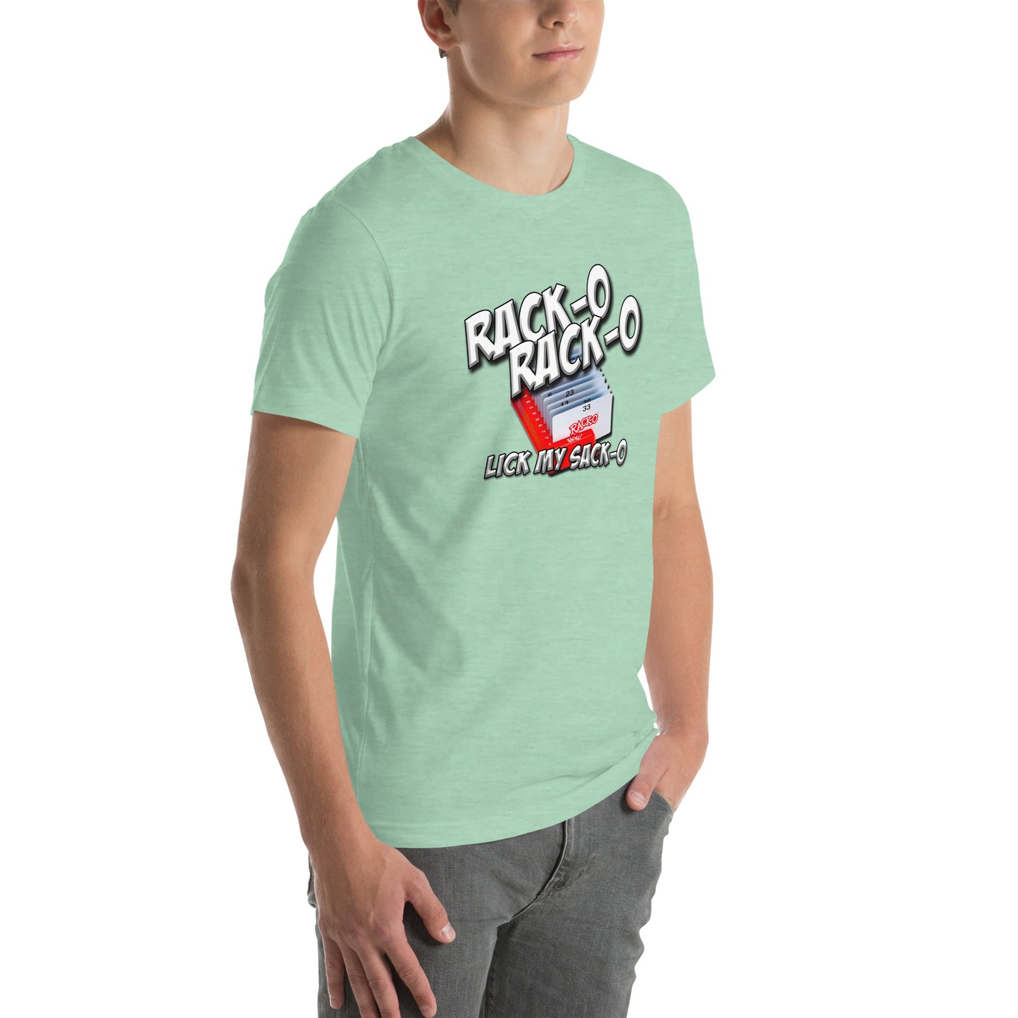 Rack-O Sack-O Unisex t-shirt