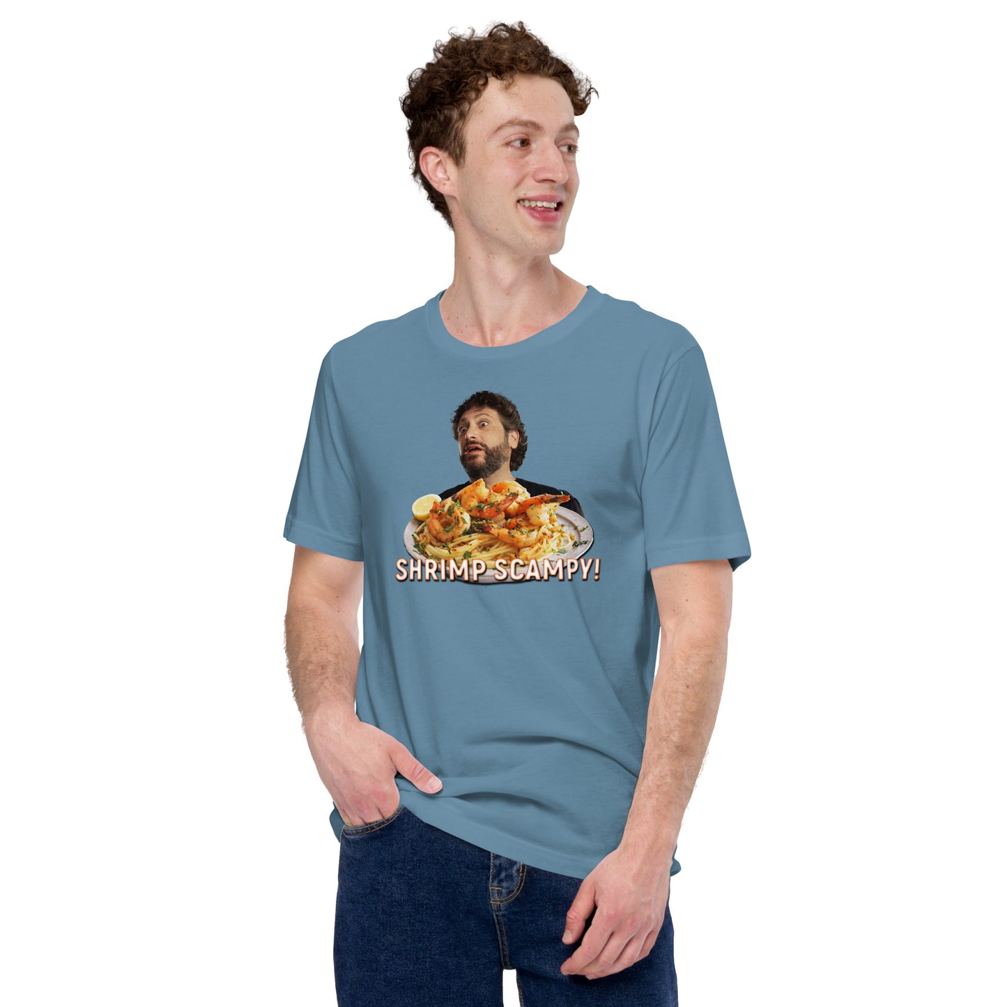 SHRIMP SCAMPY Unisex t-shirt