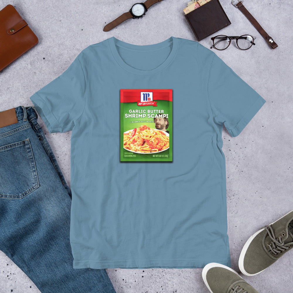 McBigdick Shrimp Scampi Unisex t-shirt