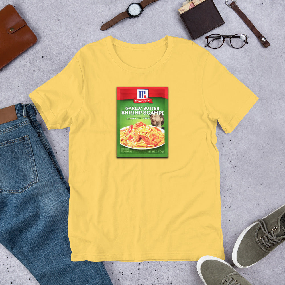 McBigdick Shrimp Scampi Unisex t-shirt