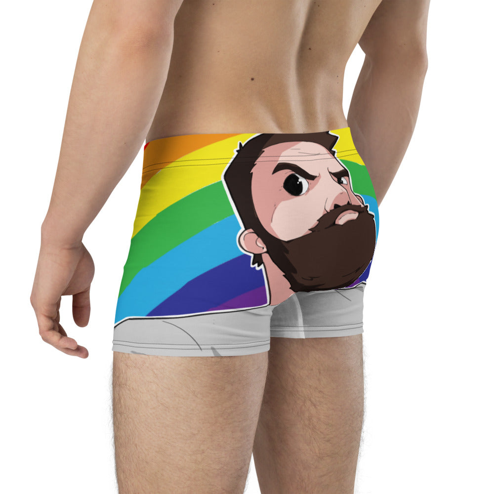 Ha!  It looks like I'm trying to open a door over your DONG! - Boxer Briefs