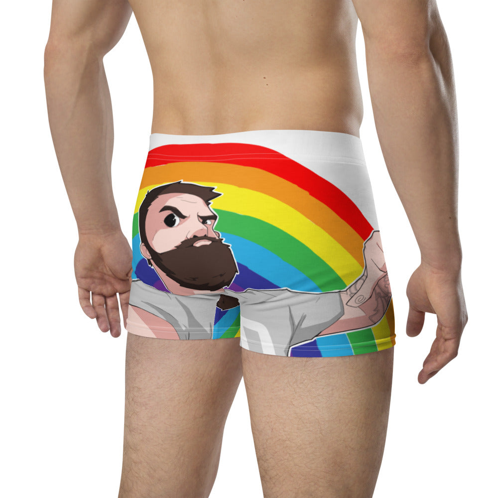 HA!  My face is on your junk! - Boxer Briefs