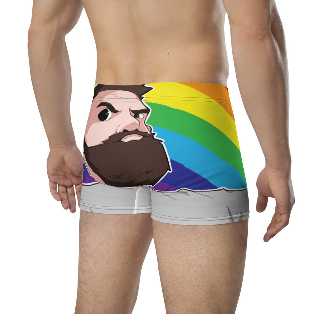 Ha!  It looks like I'm trying to open a door over your DONG! - Boxer Briefs