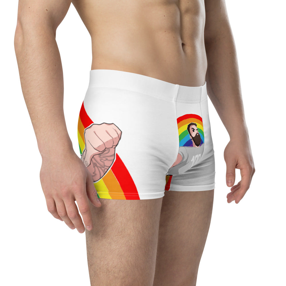 HA!  My face is on your junk! - Boxer Briefs