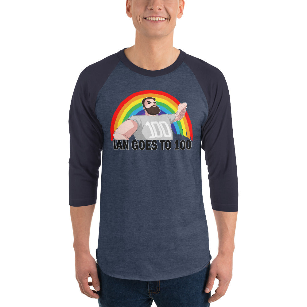 3/4 sleeve raglan shirt