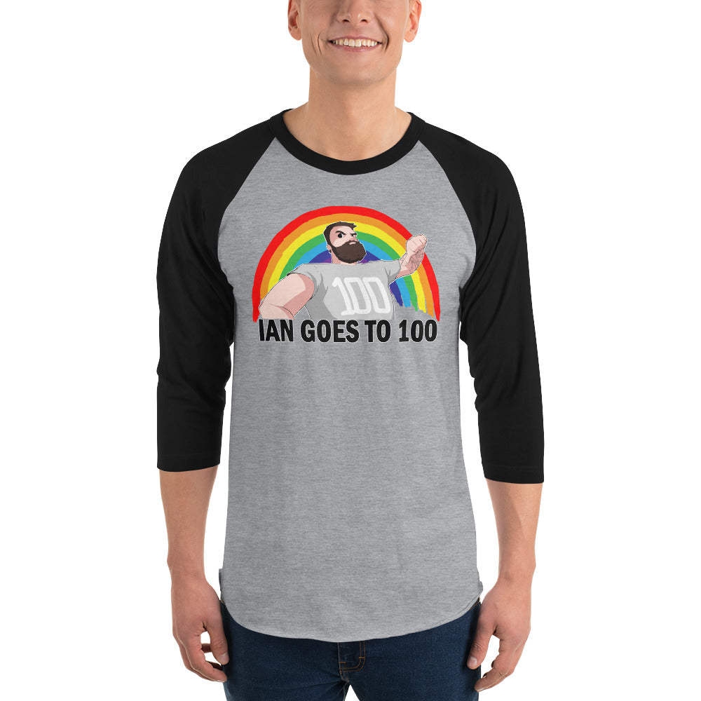 3/4 sleeve raglan shirt