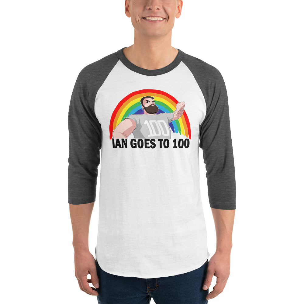 3/4 sleeve raglan shirt