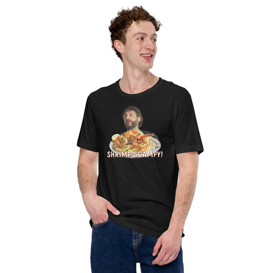 SHRIMP SCAMPY Unisex t-shirt